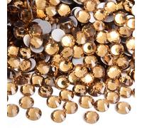 Strass Hotfix piatti per nail art, Strass non termoadesivi for nail art dress Multicolor SS3-SS34 1440pz(Mine Gold,SS16-1440pcs)