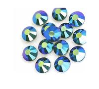 Strass Hotfix Pietre for indumenti con strass a retro piatto, non termoadesivi, multicolore, in cristallo AB(Emerald AB,SS30 288PCS)