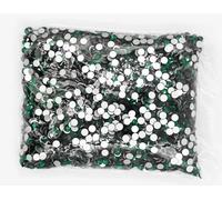 Strass Hotfix SS3-SS20 Flatback Crystal AB Strass non termoadesivi for decorazioni Nail Art(Emerald,Ss12 14400pcs)
