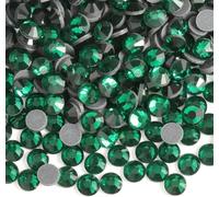 Strass HotFix SS6-SS30 sfusi 1440 pezzi Pietre di strass termoadesive per decorazioni di abiti - Smeraldo - SS20-1440 pezzi