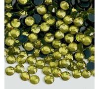 Strass HotFix SS6-SS30 sfusi 1440 pezzi Pietre di strass termoadesive per decorazioni di vestiti - Oliva - SS16-1440 pezzi