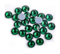 Strass Hotfix Strass termoadesivi, cristalli a fondo piatto, strass glitterati, for indumenti(Emerald,SS10-1440pcs)