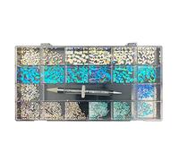 Strass irregolari Flatback Pietre di vetro Cristalli AB Strass Decorazione Unghie Trucco