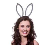 Strass Orecchie da Coniglio Donna Easter Bunny Halloween Costume Coniglietto