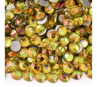 Strass Per Tessuti SS3-SS34 Glitter non termoadesivi strass gemme vetro diamante flatback for nail art charms for unghie(Citrine Light,SS16-14400pcs)