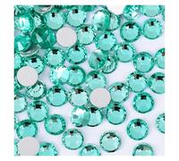 Strass Per Tessuti Ss6-SS50 Glitter verde menta, strass di cristallo, strass a dorso piatto, colla sciolta for unghie con gemma di diamante(SS12-1440PCS)