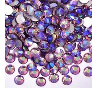 Strass Per Tessuti Strass non termoadesivi Glitter strass Crystal Strass Diamond Nail Charms Decorazioni for nail art(Lt.amethyst AB,Mixed-1440pcs)