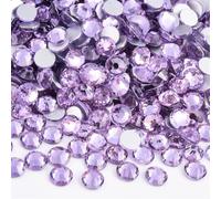 Strass Per Tessuti Strass non termoadesivi Glitter strass Crystal Strass Diamond Nail Charms Decorazioni for nail art(Lt. Violet,SS8-1440pcs)