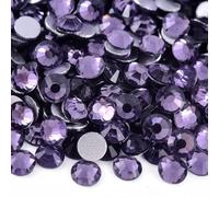 Strass Per Tessuti Strass non termoadesivi Glitter strass Crystal Strass Diamond Nail Charms Decorazioni for nail art(Tanzanite,SS30-288pcs)