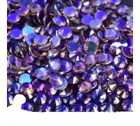 Strass Per Tessuti Strass non termoadesivi Glitter strass Crystal Strass Diamond Nail Charms Decorazioni for nail art(Amethyst Aurora,SS12-1440pcs)