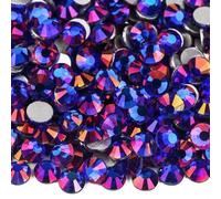 Strass Per Tessuti Strass non termoadesivi Glitter strass Crystal Strass Diamond Nail Charms Decorazioni for nail art(Sapphire Light,SS5-1440pcs)