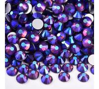 Strass Per Tessuti Strass non termoadesivi Glitter strass Crystal Strass Diamond Nail Charms Decorazioni for nail art(Dk.amethyst AB,Mixed-1440pcs)