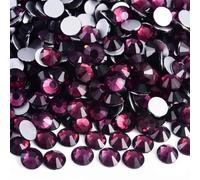 Strass Per Tessuti Strass non termoadesivi Glitter strass Crystal Strass Diamond Nail Charms Decorazioni for nail art(Dk. amethyst,SS3-1440pcs)