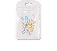 Strass per unghie a forma di cuore 3D 30pcs Strass per unghie a forma di cuore in cristallo Design a forma di amore fai da te Decorazioni per nail art Colori misti Gioielli con ciondoli per unghie (A