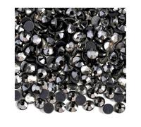 Strass Pietre di cristallo SS6-SS30 HotFix Strass glitterati Strass di cristallo da stirare for abbigliamento e vestiti(Black Diamond,SS30-288pcs)
