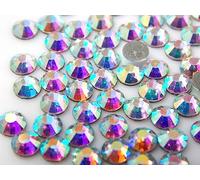 Strass Preciosa VIVA 12 Crystal Aurora Boreale ab 144pz Cristalli Hotfix Termoadesivi per Abbigliamento, Accessori, Bijoux - Effetto Iridescente SS6 (1.9-2mm) 2mm 144pz