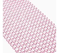 Strass rosa Movoja - strass rotondi 504 pezzi 6 mm autoadesivi per decorare e creare | Pietre preziose da attaccare | Pietre pietre decorative pietre artigianali rosa