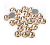 Strass, strass di cristallo, Strass termoadesivi color vulcano verde/strass di cristallo, pietre for cucire e tessuti indumenti(Lt.C.Topaz,Mix ss3-ss30 10gram)