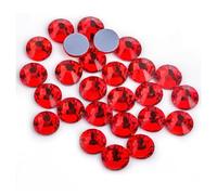 Strass, strass di cristallo, Strass termoadesivi color vulcano verde/strass di cristallo, pietre for cucire e tessuti indumenti(Light Siam,Mix ss3-ss30 10gram)