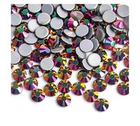 Strass, strass di cristallo, Strass termoadesivi color vulcano verde/strass di cristallo, pietre for cucire e tessuti indumenti(Rainbow RoseGold,Ss16 1440pcs)