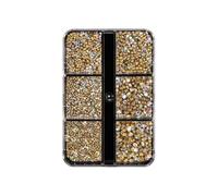 Strass Termoadesivi 1000 pezzi di strass for nail art in vetro super luminoso, con punta inferiore a punta, glitter, diamanti, accessori for manicure di diverse dimensioni(Clear AB)