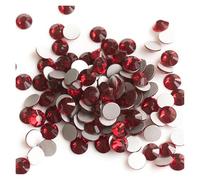 Strass Termoadesivi Pietre di strass cristallo tutte le dimensioni, a dorso piatto, for lavori cucito, fai da te, decorazioni e gemme(Dark Siam,SS10 1440Pcs)