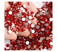 Strass Termoadesivi Pietre di strass di cristallo di tutte le dimensioni, a dorso piatto, for lavori di cucito, fai da te, decorazioni e gemme.(Light Siam,SS6 1440Pcs)