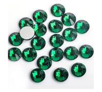 Strass Termoadesivi Strass di cristallo for nail art, non hotfix, Moon Night, con retro piatto, in vetro, for Strass Decorativi(Emerald,Mix Sizes 5gram)