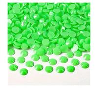 Strass Termoadesivi Strass opachi solidi da 3-5 mm, 5000/2500/1500 pezzi, strass piatti non hotfix for unghie(Lt.Peridot,5mm-1500pcs)