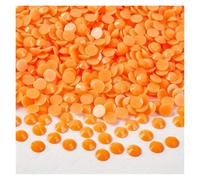 Strass Termoadesivi Strass opachi solidi da 3-5 mm, 5000/2500/1500 pezzi, strass piatti non hotfix for unghie(Orange,3mm-5000pcs)