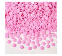 Strass Termoadesivi Strass opachi solidi da 3-5 mm, 5000/2500/1500 pezzi, strass piatti non hotfix for unghie(Pink,4mm-2500pcs)