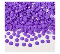 Strass Termoadesivi Strass opachi solidi da 3-5 mm, 5000/2500/1500 pezzi, strass piatti non hotfix for unghie(Purple,5mm-1500pcs)