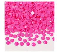 Strass Termoadesivi Strass opachi solidi da 3-5 mm, 5000/2500/1500 pezzi, strass piatti non hotfix for unghie(Rose,4mm-2500pcs)