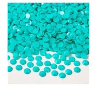 Strass Termoadesivi Strass opachi solidi da 3-5 mm, 5000/2500/1500 pezzi, strass piatti non hotfix for unghie(Blue,4mm-2500pcs)