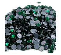 Strass Termoadesivi Strass termoadesivi Crystal AB da 40 colori, strass stirare, decorazioni for cucito e tessuti Strass Decorativi(Emerald,Ss30 288pcs)