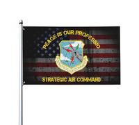 Strategic Command Peace Is Our Profession Bandiera Da Giardino Stampa Bandiera Di Benvenuto Doppia Faccia Striscione 90X150Cm Per Balcone Sport Spiaggia