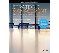 Strategic Management: Concepts and Cases, WileyPLUS Card and Loose-leaf Set Single Term