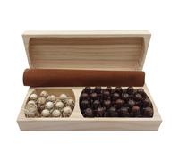 Strategy Board Game - Set Di Legno A Tema Vichingo, Tabletop Classico | Scacchi Di Grande Formato Set Con Personaggi Tradizionali, Giocattolo Educativo Ponderato Per Adulti Per Bambini Libero E