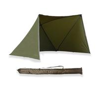 Strategy Fast Shelter - Tenda impermeabile pop-up per esterni, con colonna d'acqua da 5000 mm, picchetti a vite e corde di tensionamento, dimensioni compatte, resistente alle tempeste per campeggio,