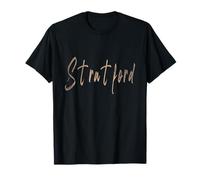 Stratford Connecticut Design Vintage Elegante Maglietta