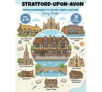 Stratford-upon-Avon Landmarks Coloring Book for Kids: Fun & Educational Shakespeare Town Coloring Pages for Kids Ages 3-12