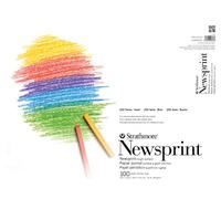 Strathmore 200 Series Rough Tape Bound Newsprint Pad, 45,7 x 61 cm