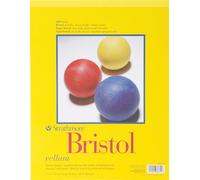 Pro-Art Paper Strathmore Bristol - Blocco di carta pergamena, 28 x 35 cm, 20 fogli, bianco