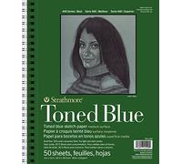 Strathmore 400 blocchi di carta da disegno blu tonici, 20 x 35 cm, 36,3 kg/118 g/m², senza acidi, 50 fogli