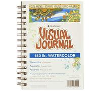 Strathmore 400 Series Visual Watercolor Journal, 63,5 kg Pressa a freddo, bianco, 14 x 20,3 cm