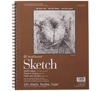 Strathmore 455-4 Blocco di Carta a Spirale per Schizzi, 28 x 35,6 cm, 100 Fogli, Bianco, 11 by 14"