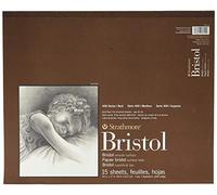 Strathmore (475-14 STR-475-14-15 Fogli Bristol Pad per Piatti, 35,6 x 43,2 cm, Bianco, 14"X17"