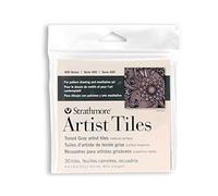 Strathmore Piastrelle per artisti, 10,2 x 10,2 cm, Tonica Grigia, Carta, 4x4