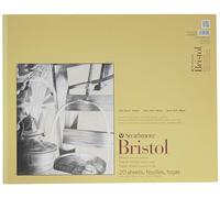 Strathmore Serie 300 Bristol-Blocco di Carta Liscia, 48,3 x 61 cm, 20 Fogli, Rilegatura a Nastro, 19"x24", unità