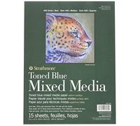 Strathmore Serie 400 Mixed Media, Carta, Tonico Blu, 9x12